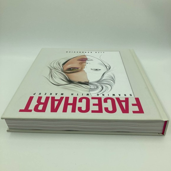 Facechart Drawing With Makeup Liza Kondrevich Hardcover Cosmetology Book - Picture 6 of 14